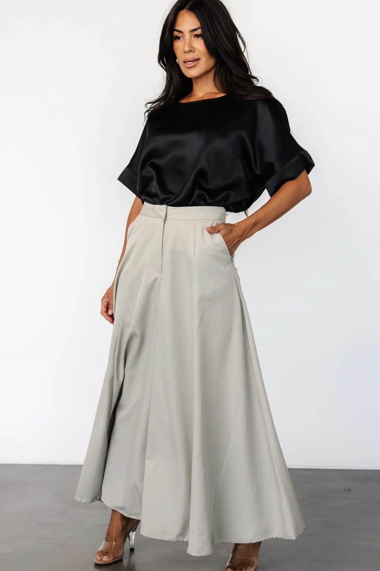 Clearance Baltic Born Shaylyn Maxi Skirt | Natural