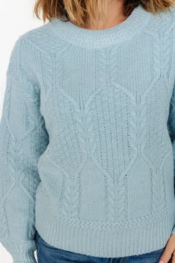 Clearance Baltic Born Sheffield Knit Sweater | Light Blue LightBlue