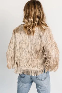 Outlet Baltic Born Sheridan Fringe Jacket | Champagne
