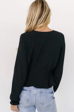 Outlet Baltic Born Siena Button Top | Black