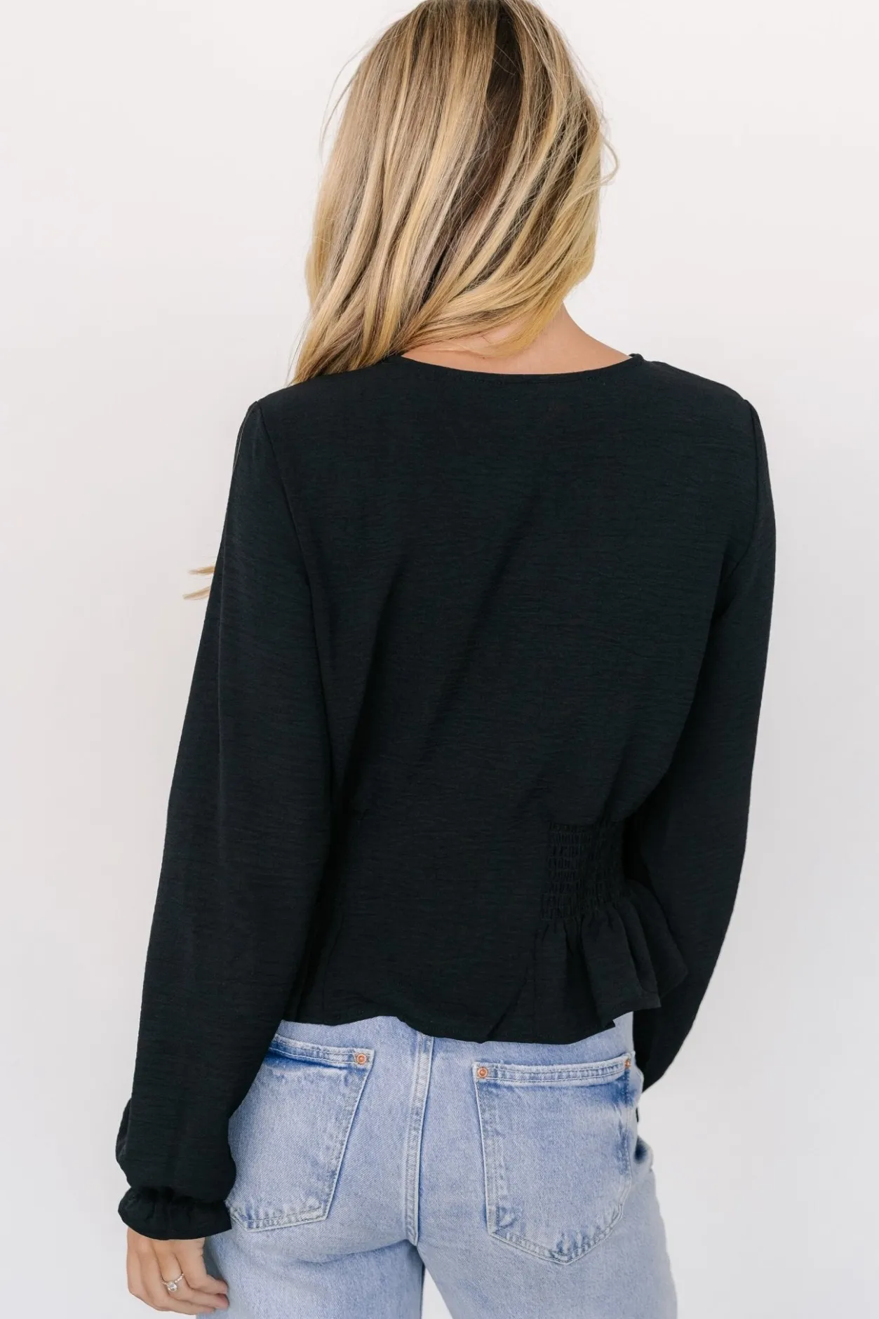 Outlet Baltic Born Siena Button Top | Black