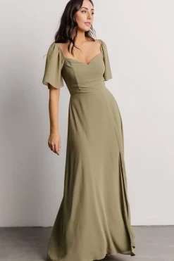 Best Baltic Born Sierra Sweetheart Maxi Dress | Dusty Olive DustyOlive