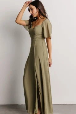 Best Baltic Born Sierra Sweetheart Maxi Dress | Dusty Olive DustyOlive
