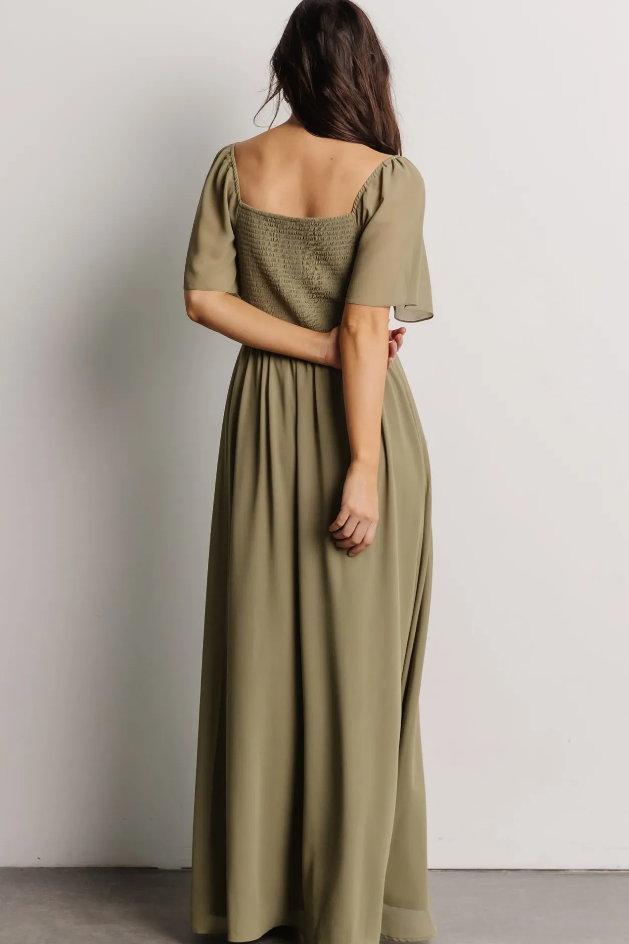 Best Baltic Born Sierra Sweetheart Maxi Dress | Dusty Olive DustyOlive