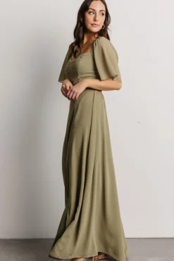 Best Baltic Born Sierra Sweetheart Maxi Dress | Dusty Olive DustyOlive