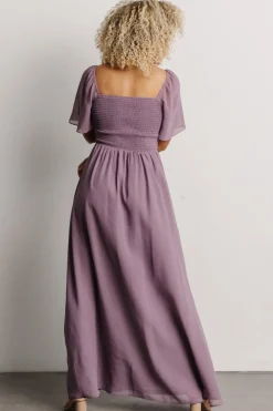 Clearance Baltic Born Sierra Sweetheart Maxi Dress | Lilac