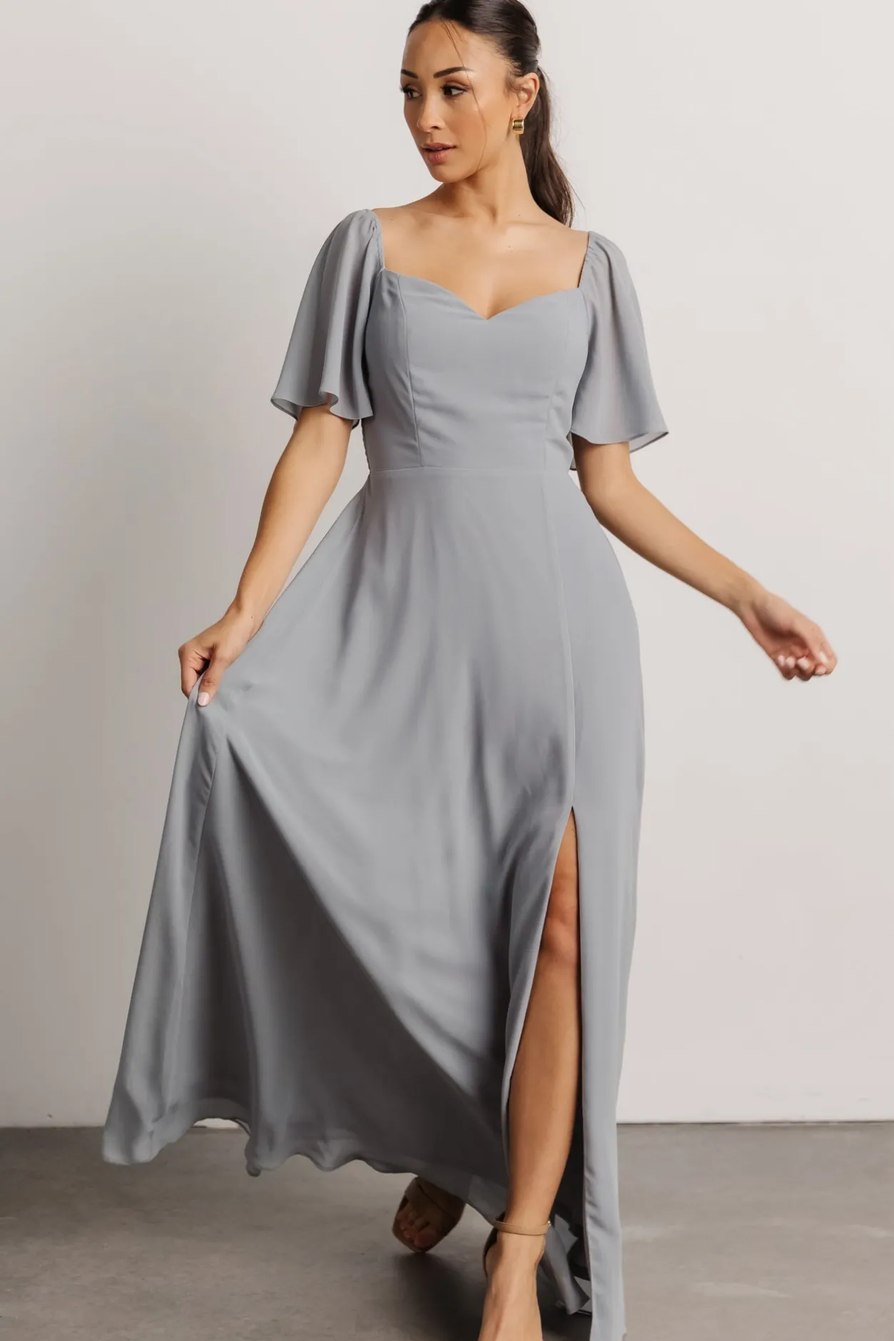 Online Baltic Born Sierra Sweetheart Maxi Dress | Light Blue LightBlue