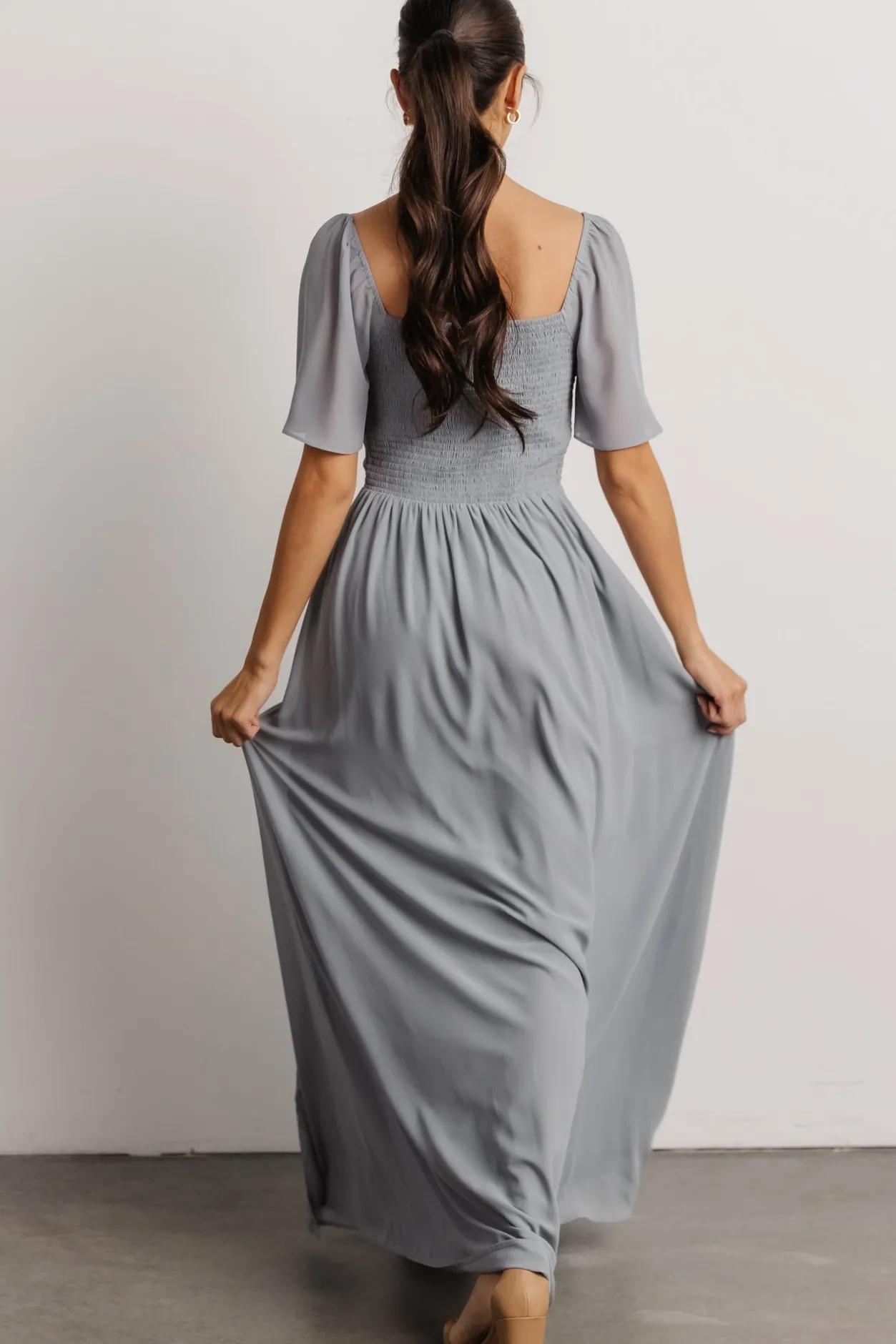 Online Baltic Born Sierra Sweetheart Maxi Dress | Light Blue LightBlue