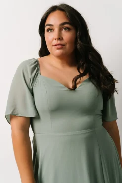Online Baltic Born Sierra Sweetheart Maxi Dress | Eucalyptus