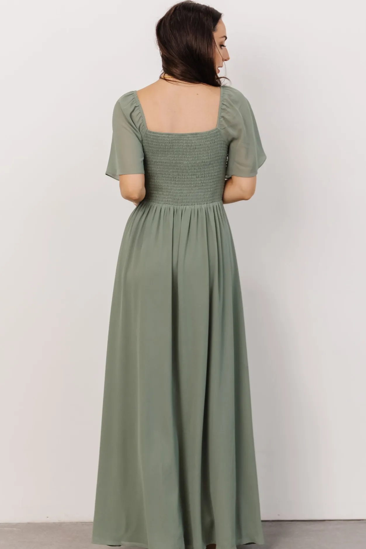 Online Baltic Born Sierra Sweetheart Maxi Dress | Eucalyptus