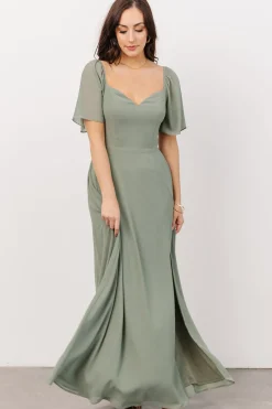 Online Baltic Born Sierra Sweetheart Maxi Dress | Eucalyptus