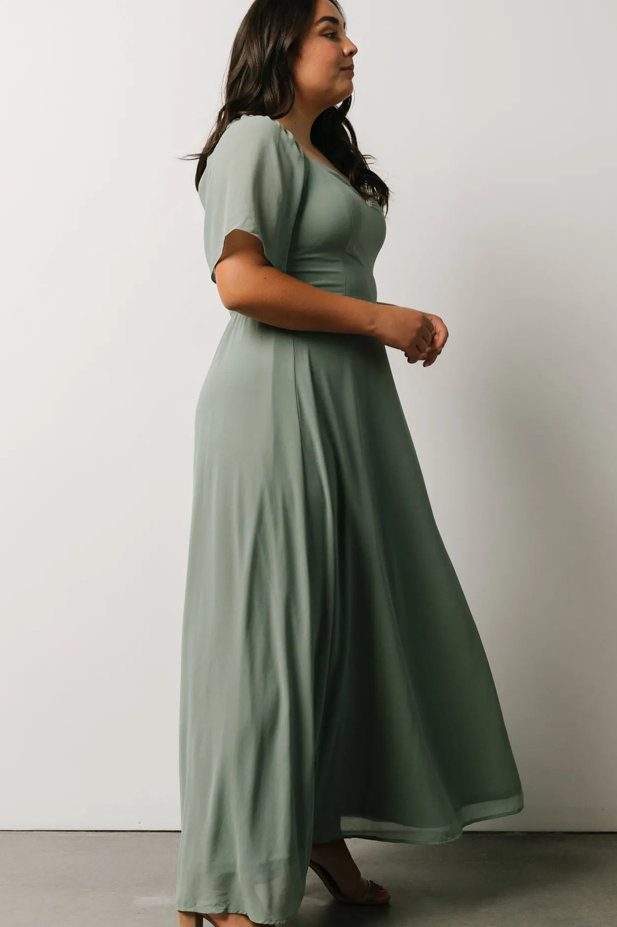 Online Baltic Born Sierra Sweetheart Maxi Dress | Eucalyptus