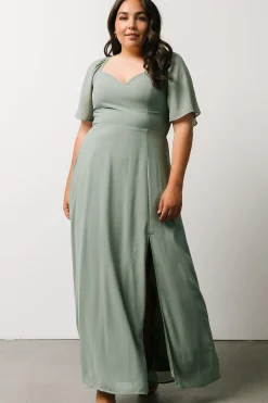 Online Baltic Born Sierra Sweetheart Maxi Dress | Eucalyptus