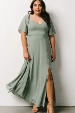 Online Baltic Born Sierra Sweetheart Maxi Dress | Eucalyptus