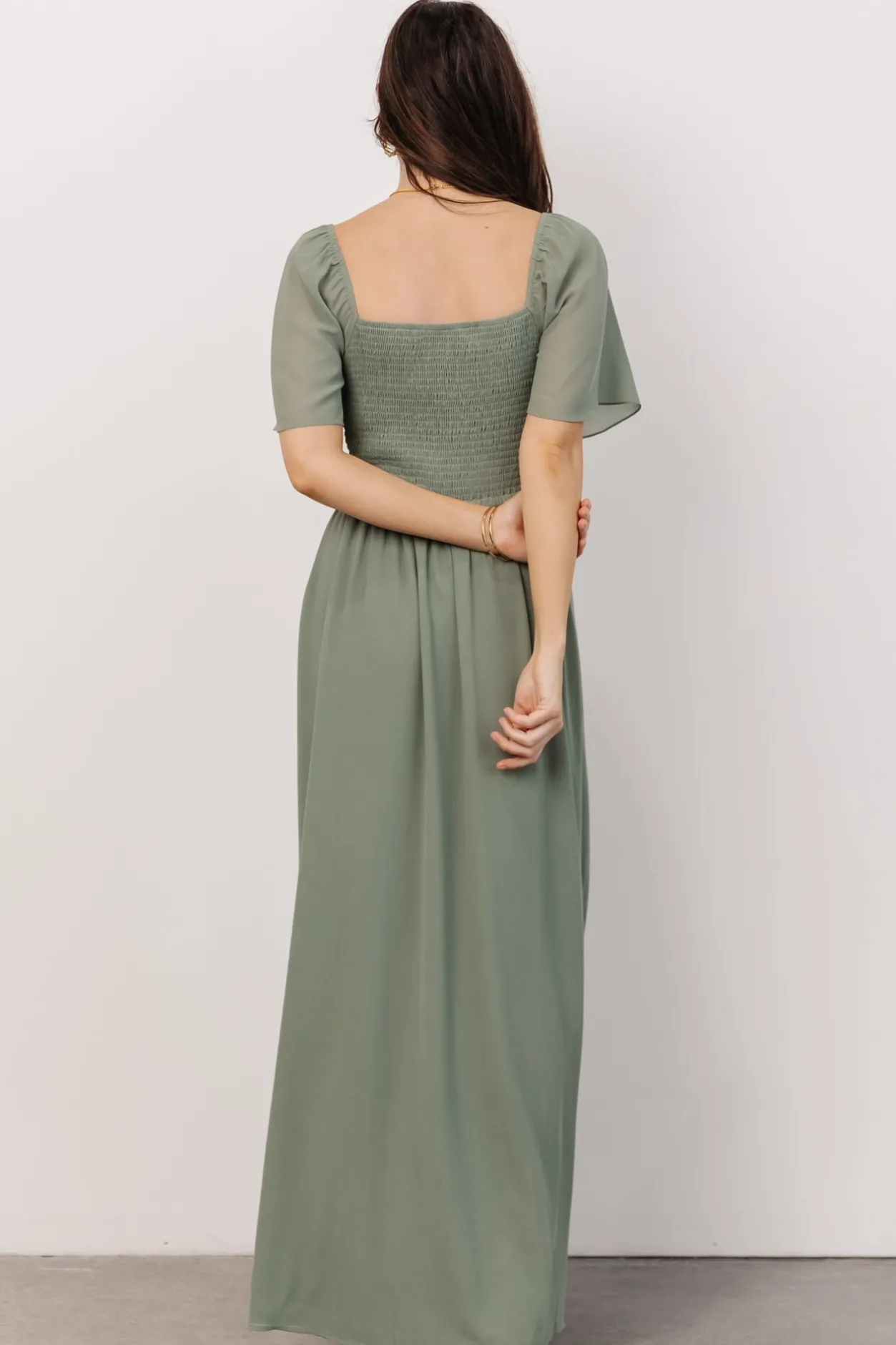 Online Baltic Born Sierra Sweetheart Maxi Dress | Eucalyptus
