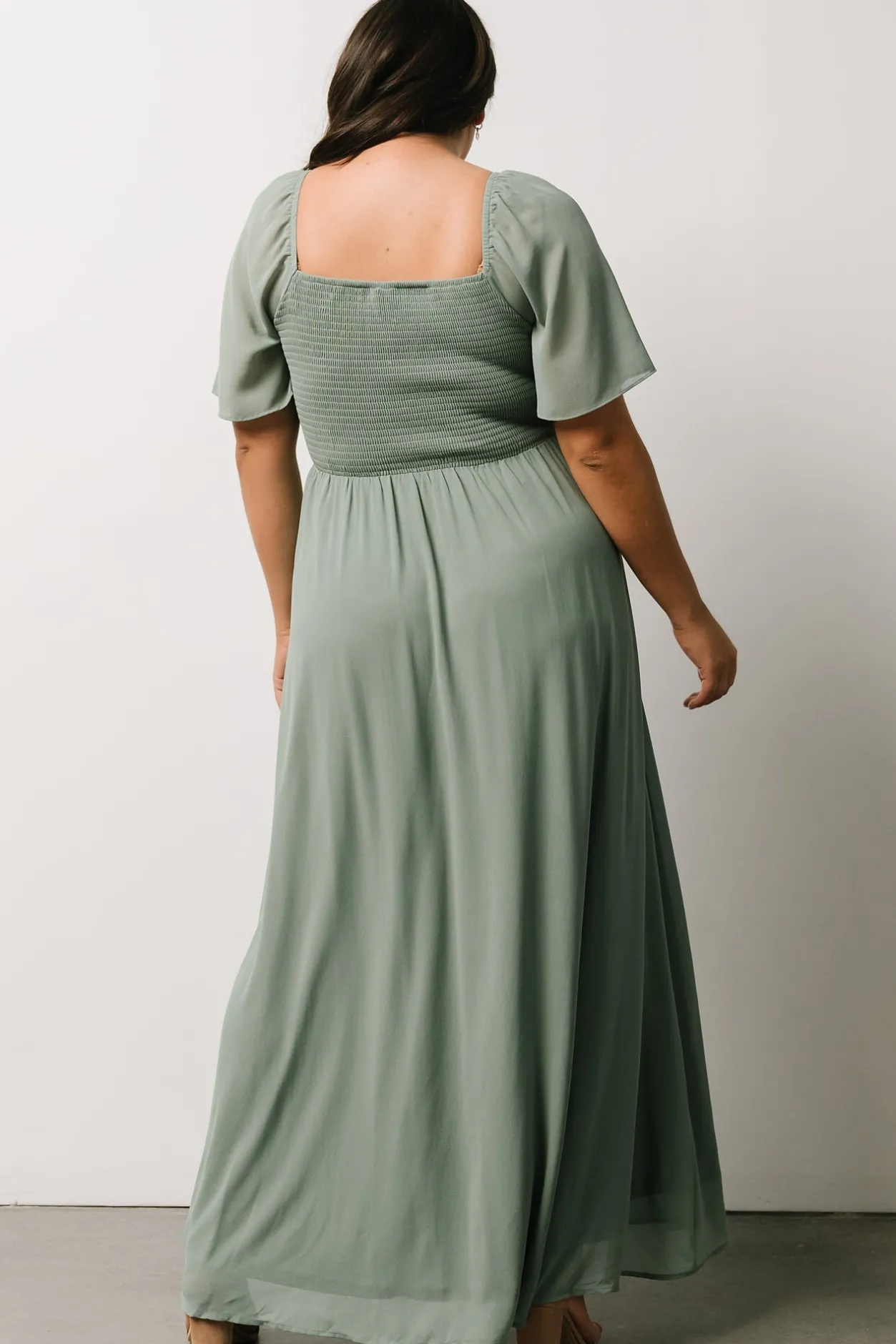 Online Baltic Born Sierra Sweetheart Maxi Dress | Eucalyptus