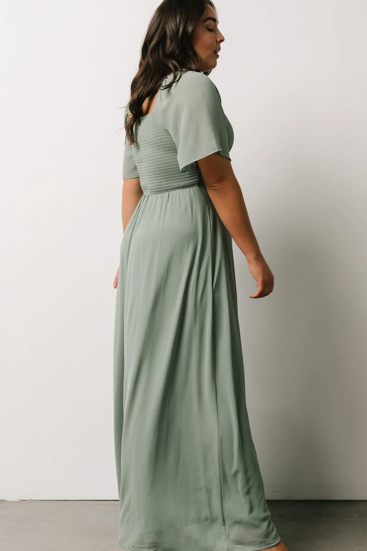 Online Baltic Born Sierra Sweetheart Maxi Dress | Eucalyptus