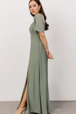 Online Baltic Born Sierra Sweetheart Maxi Dress | Eucalyptus