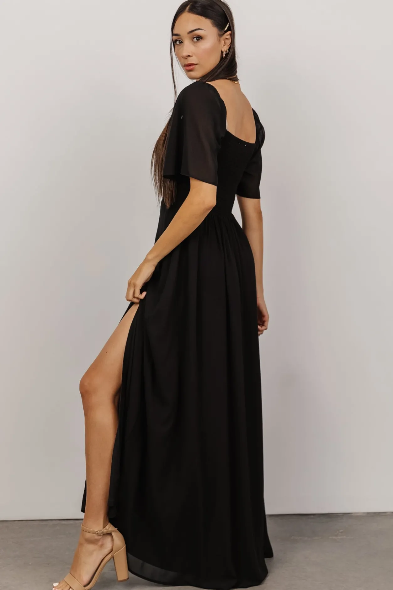 Sale Baltic Born Sierra Sweetheart Maxi Dress | Black