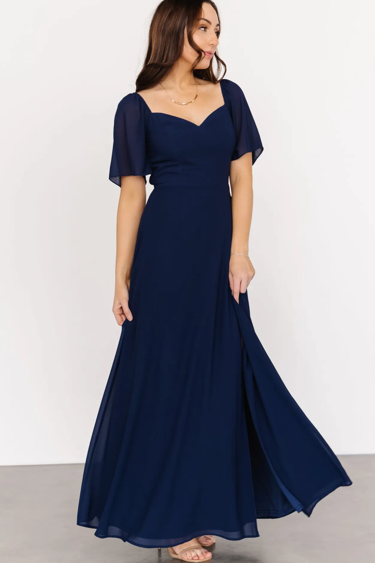 Discount Baltic Born Sierra Sweetheart Maxi Dress | Navy
