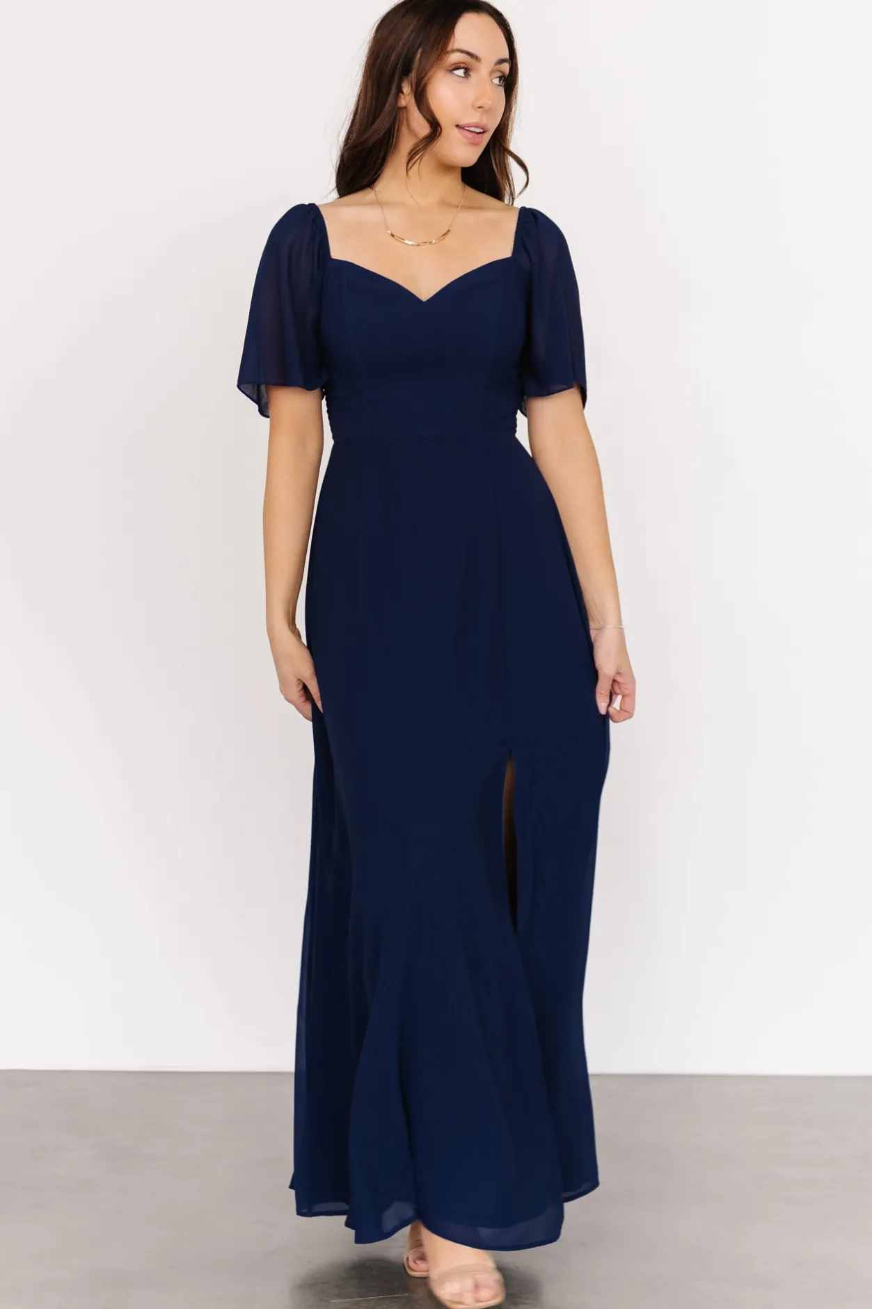 Discount Baltic Born Sierra Sweetheart Maxi Dress | Navy