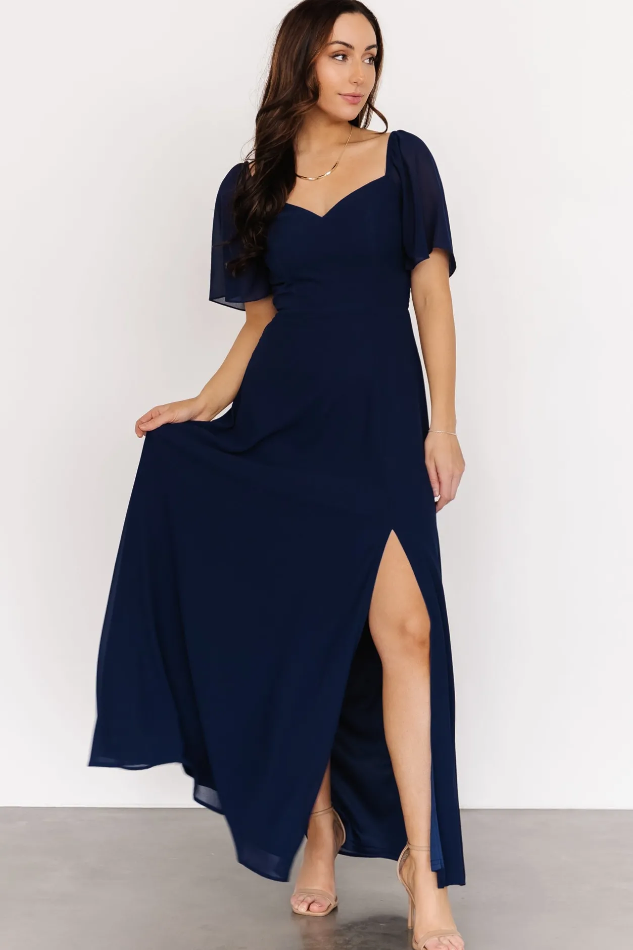 Discount Baltic Born Sierra Sweetheart Maxi Dress | Navy