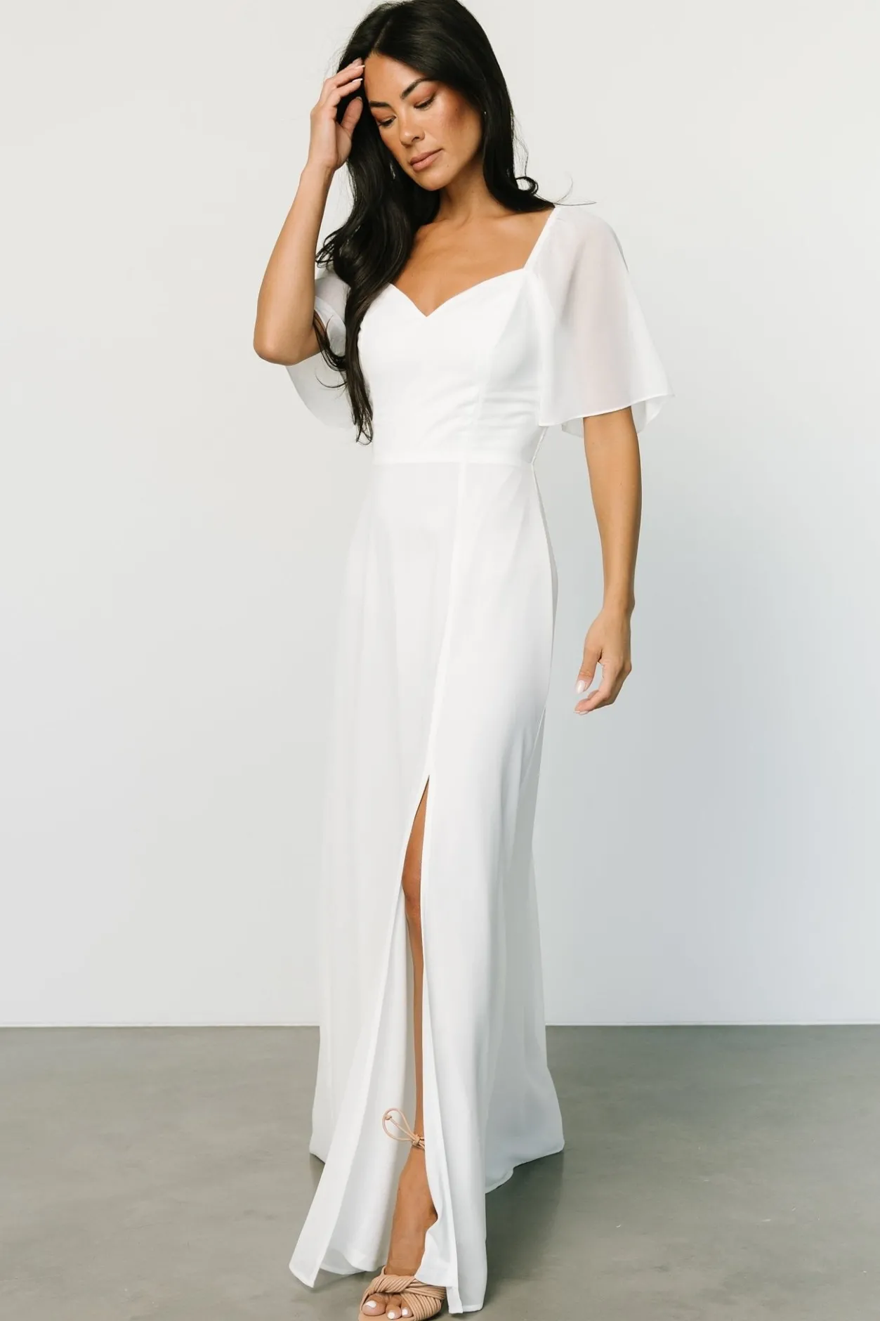 Sale Baltic Born Sierra Sweetheart Maxi Dress | White