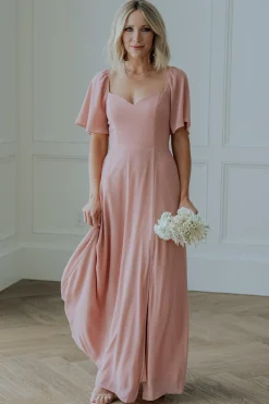 Online Baltic Born Sierra Sweetheart Maxi Dress | Blush