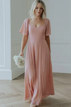 Online Baltic Born Sierra Sweetheart Maxi Dress | Blush
