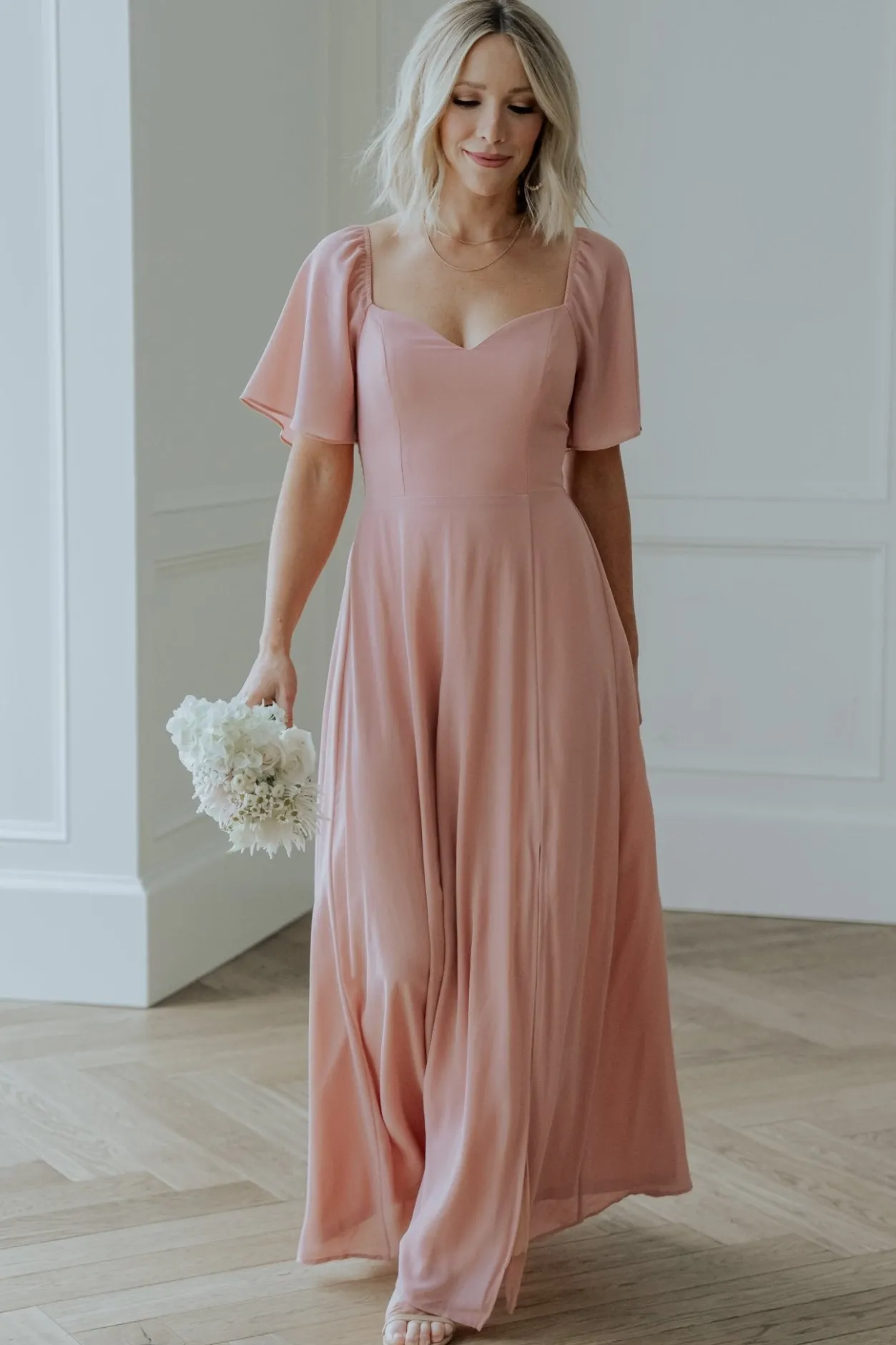 Online Baltic Born Sierra Sweetheart Maxi Dress | Blush
