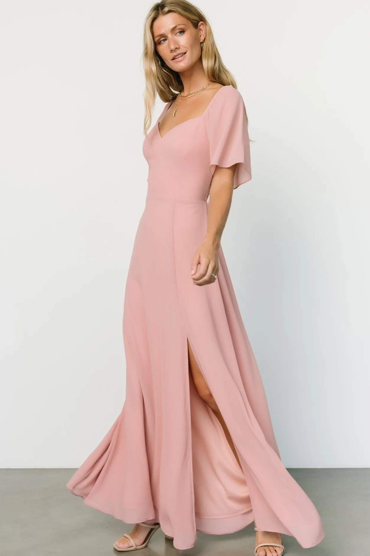 Online Baltic Born Sierra Sweetheart Maxi Dress | Blush