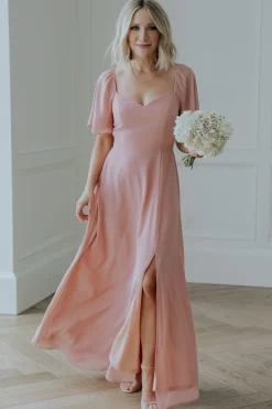 Online Baltic Born Sierra Sweetheart Maxi Dress | Blush