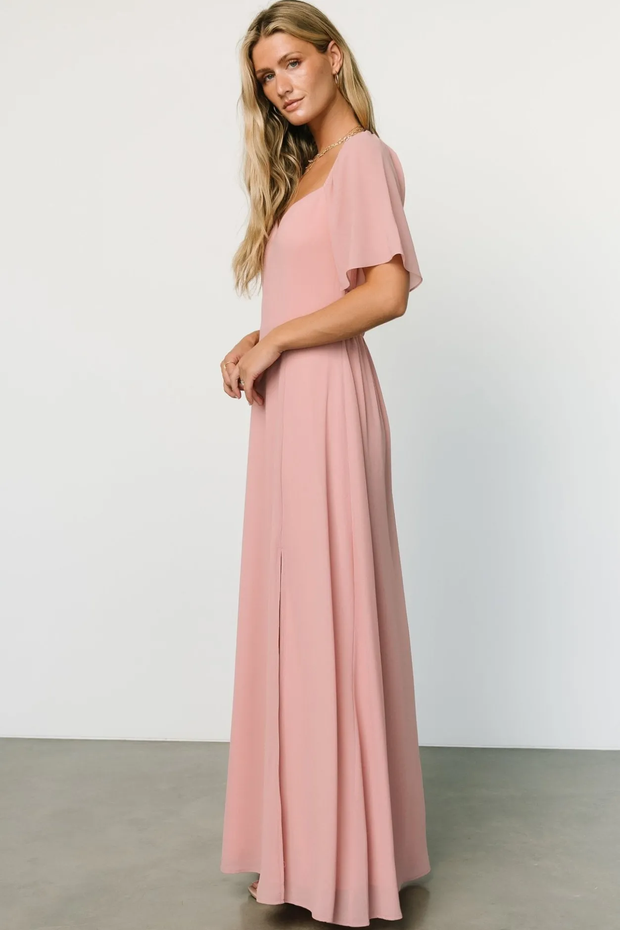 Online Baltic Born Sierra Sweetheart Maxi Dress | Blush