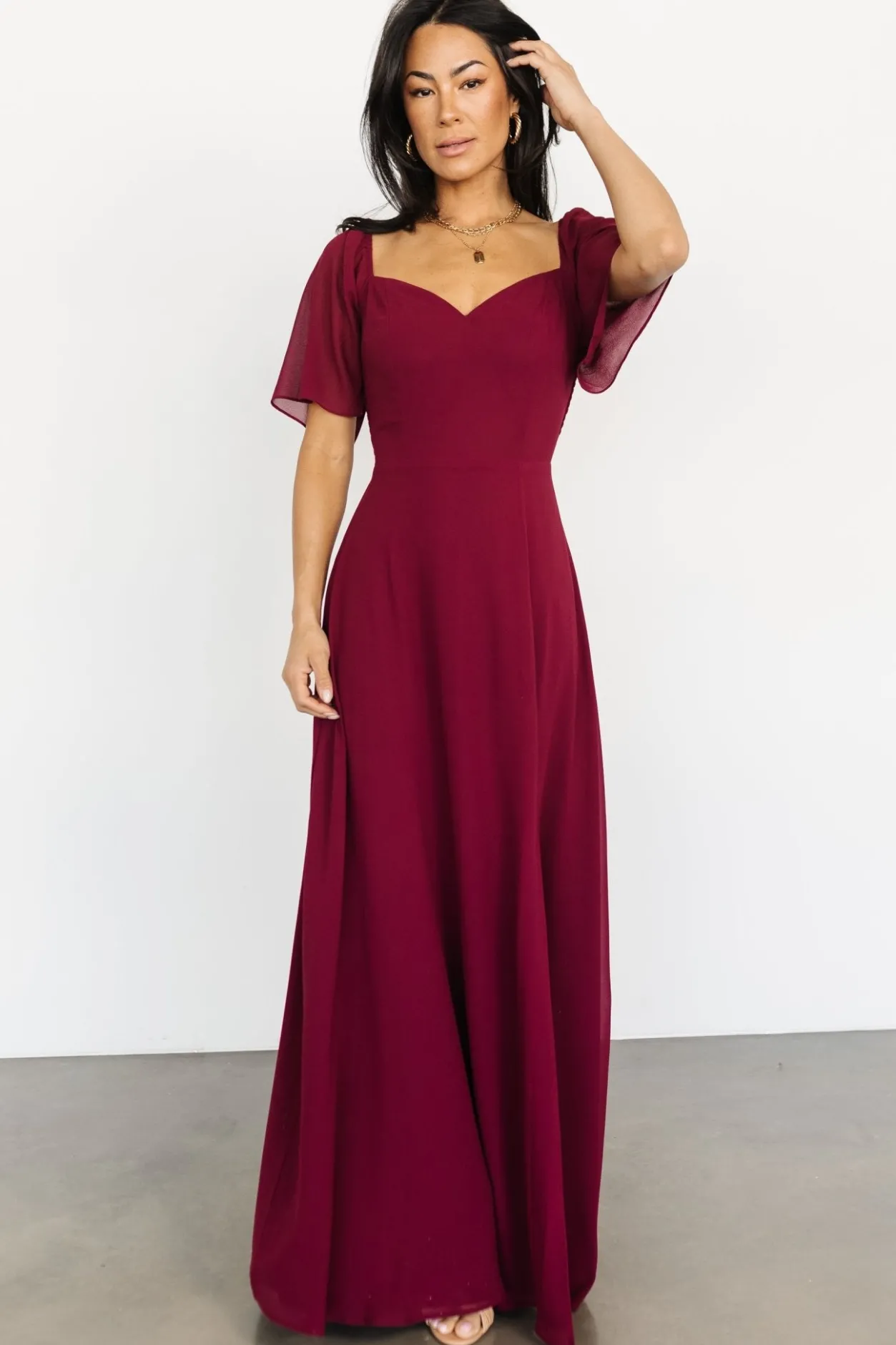 Outlet Baltic Born Sierra Sweetheart Maxi Dress | Mulberry