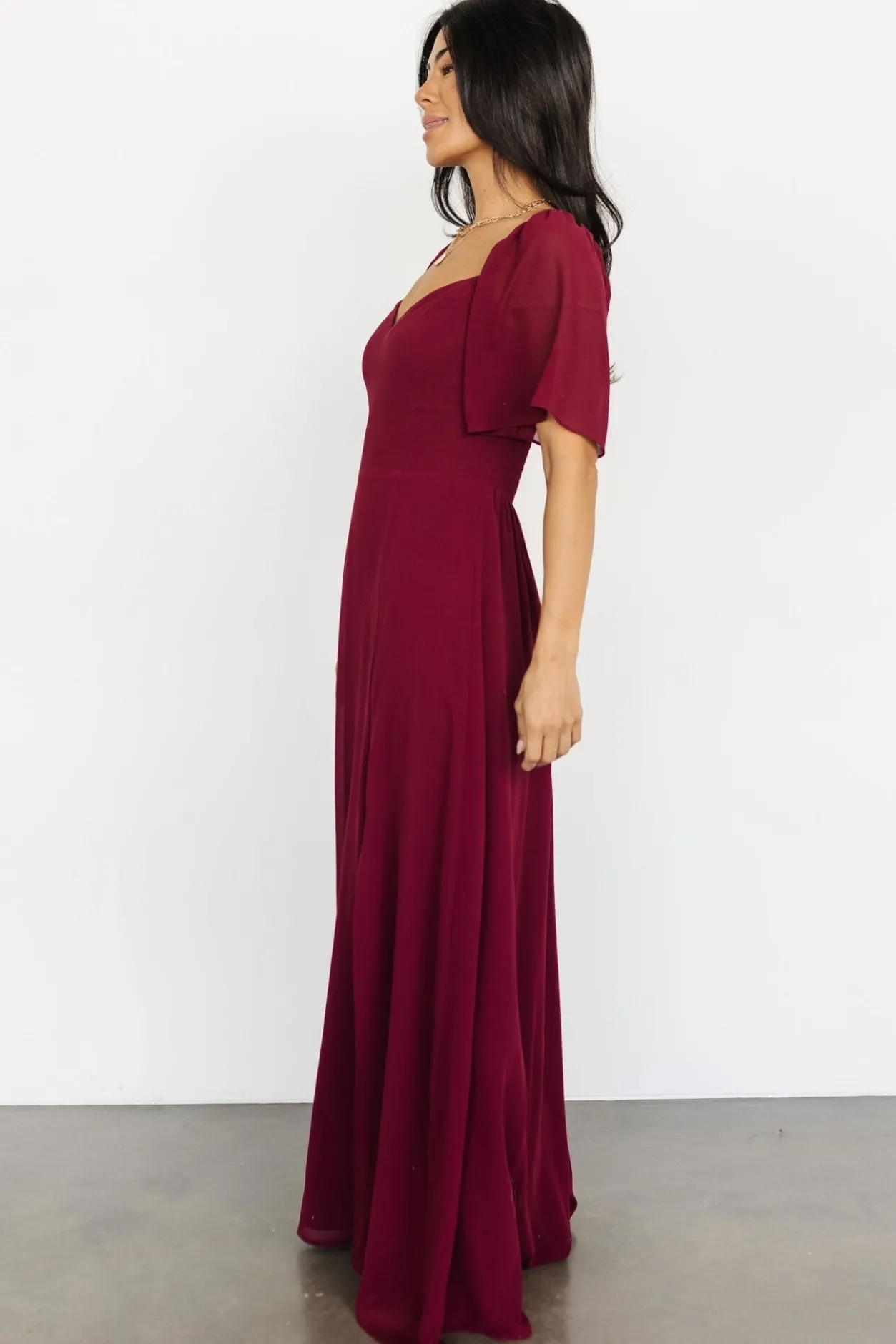Outlet Baltic Born Sierra Sweetheart Maxi Dress | Mulberry