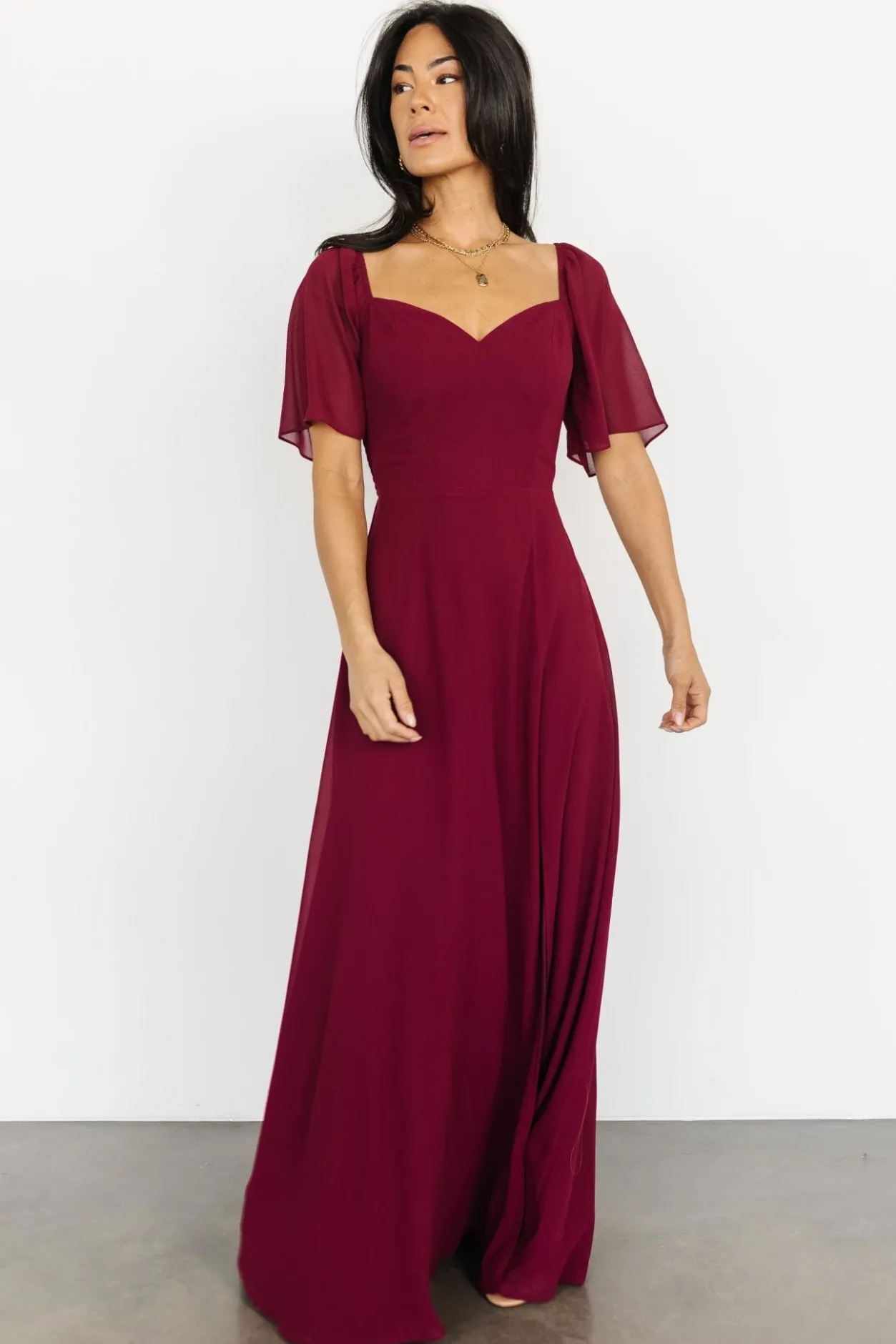 Outlet Baltic Born Sierra Sweetheart Maxi Dress | Mulberry