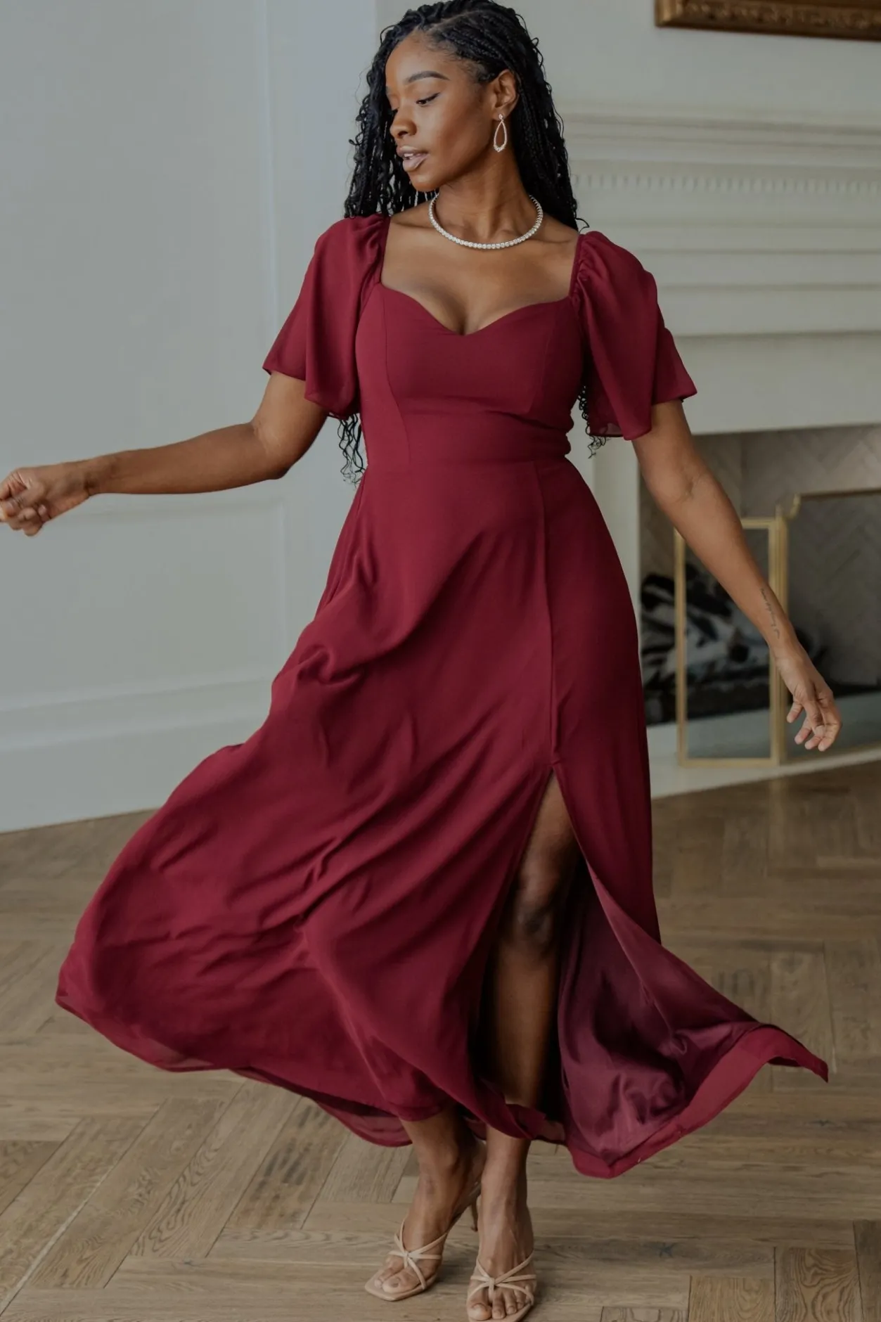 Outlet Baltic Born Sierra Sweetheart Maxi Dress | Mulberry
