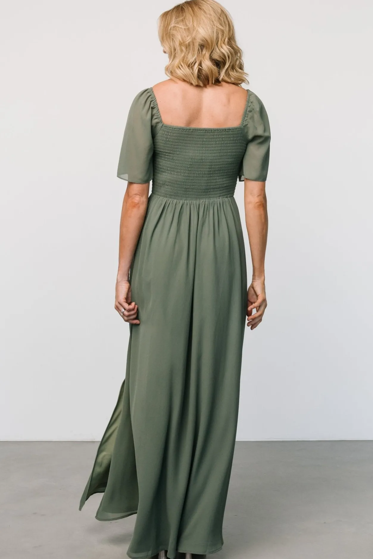Hot Baltic Born Sierra Sweetheart Maxi Dress | Dark Sage DarkSage