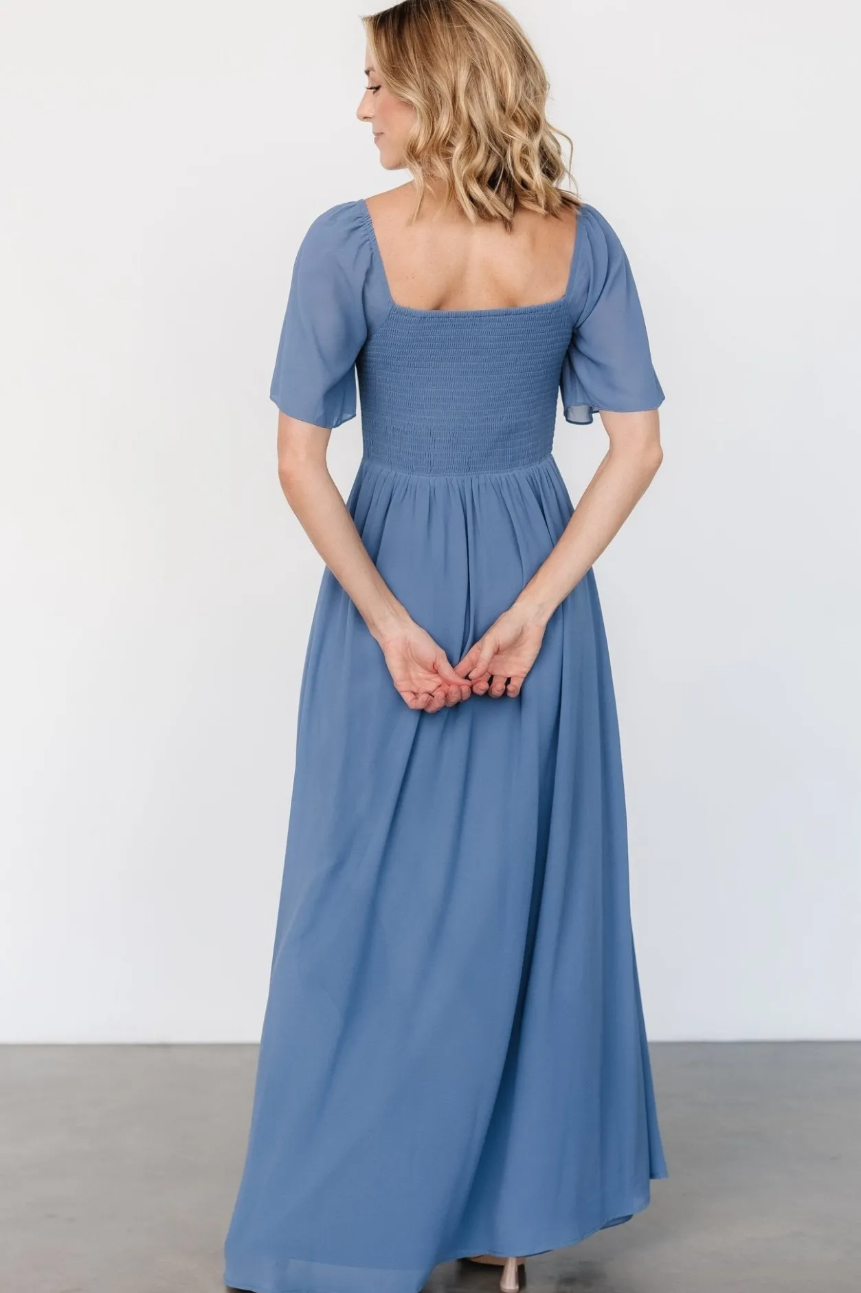 Clearance Baltic Born Sierra Sweetheart Maxi Dress | Whisper Blue WhisperBlue