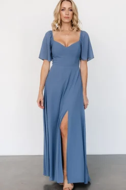 Clearance Baltic Born Sierra Sweetheart Maxi Dress | Whisper Blue WhisperBlue