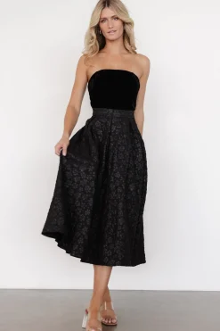 New Baltic Born Sila Strapless Dress | Black