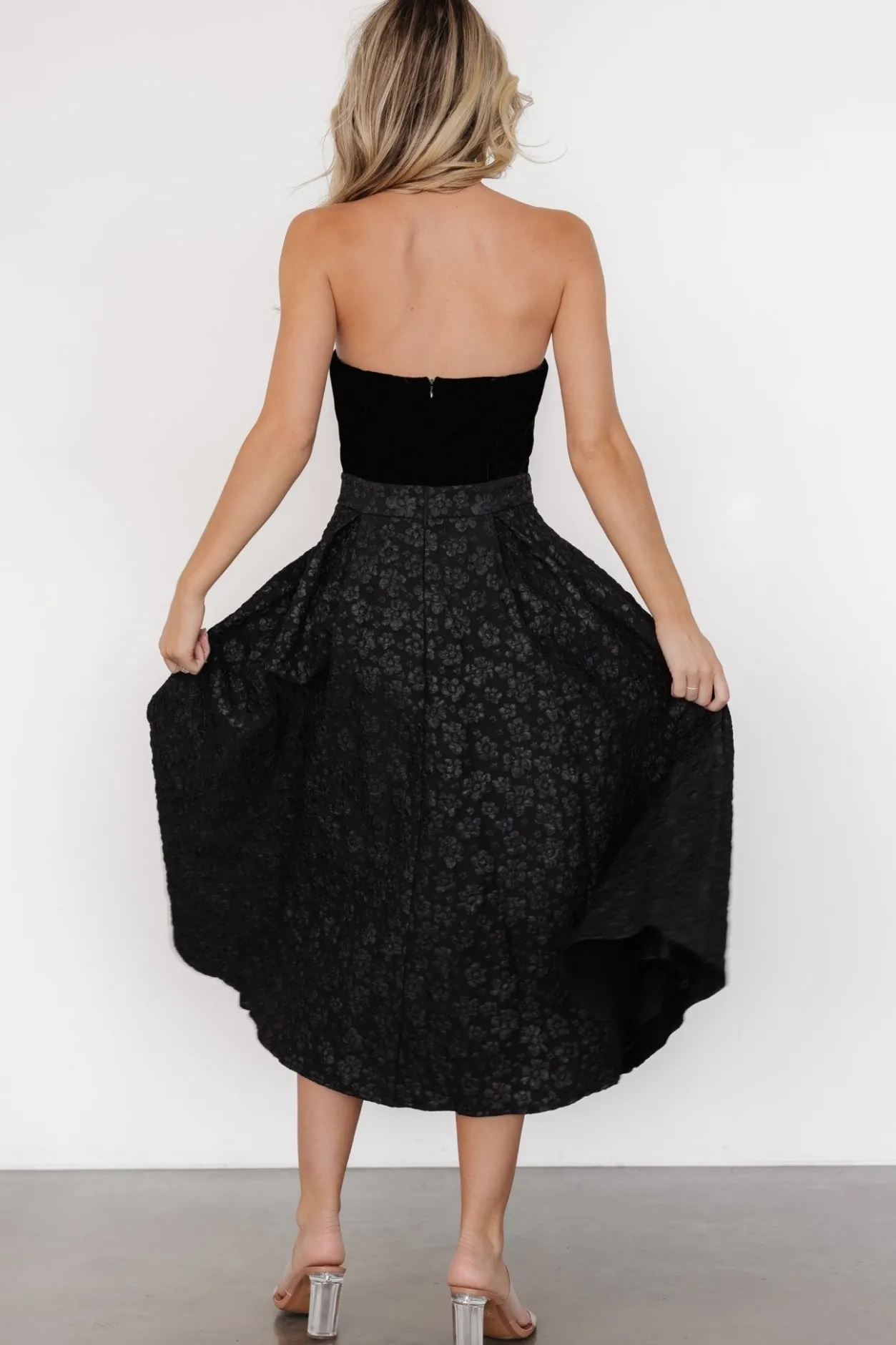 New Baltic Born Sila Strapless Dress | Black