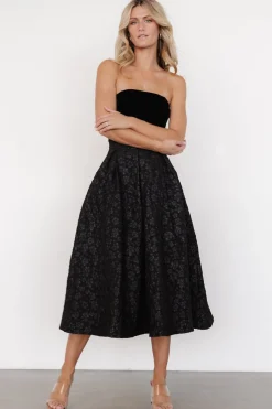 New Baltic Born Sila Strapless Dress | Black