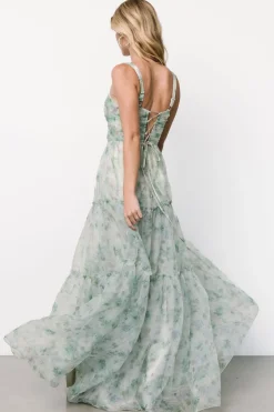 Hot Baltic Born Sinclair Sweetheart Gown | Green Floral GreenFloral