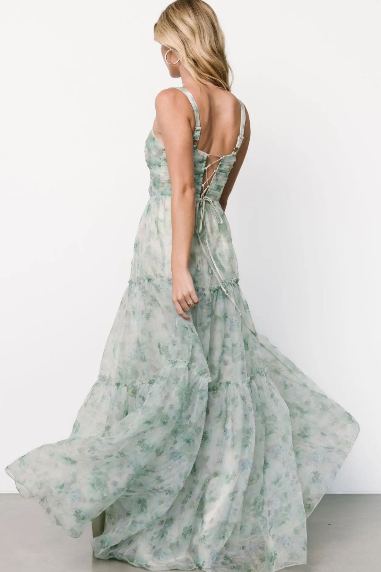Hot Baltic Born Sinclair Sweetheart Gown | Green Floral GreenFloral