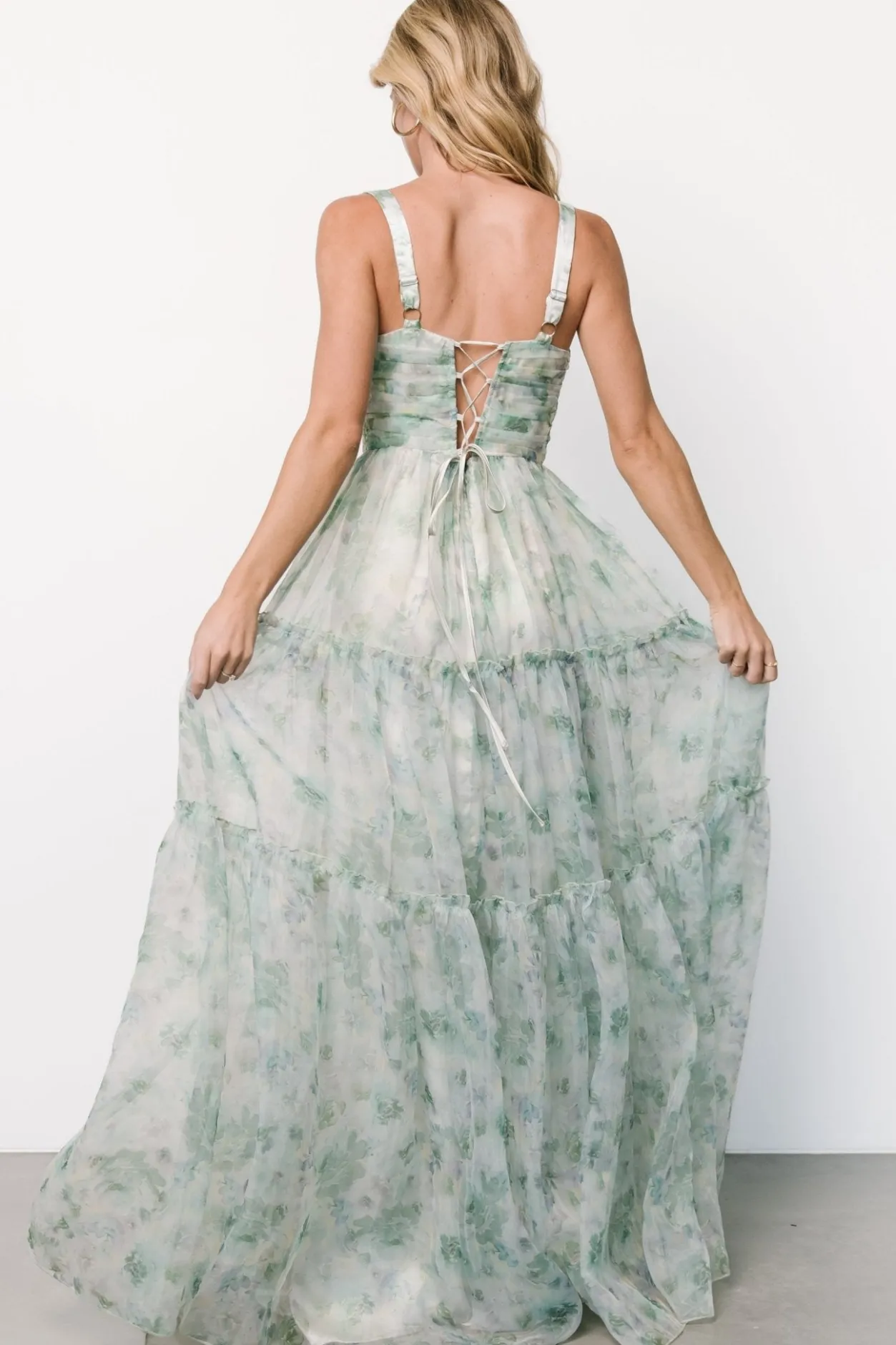 Hot Baltic Born Sinclair Sweetheart Gown | Green Floral GreenFloral
