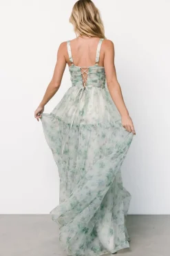 Hot Baltic Born Sinclair Sweetheart Gown | Green Floral GreenFloral