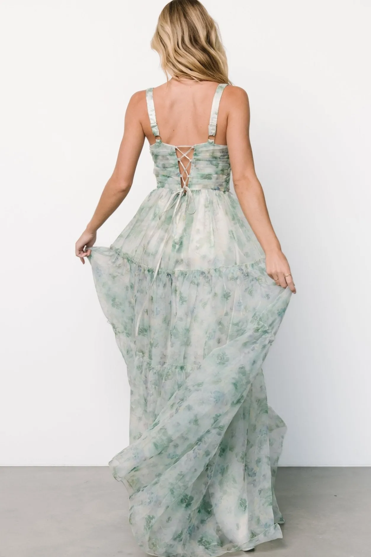 Hot Baltic Born Sinclair Sweetheart Gown | Green Floral GreenFloral