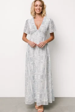 Online Baltic Born Skyla Deep V Maxi Dress | Blue Print BluePrint