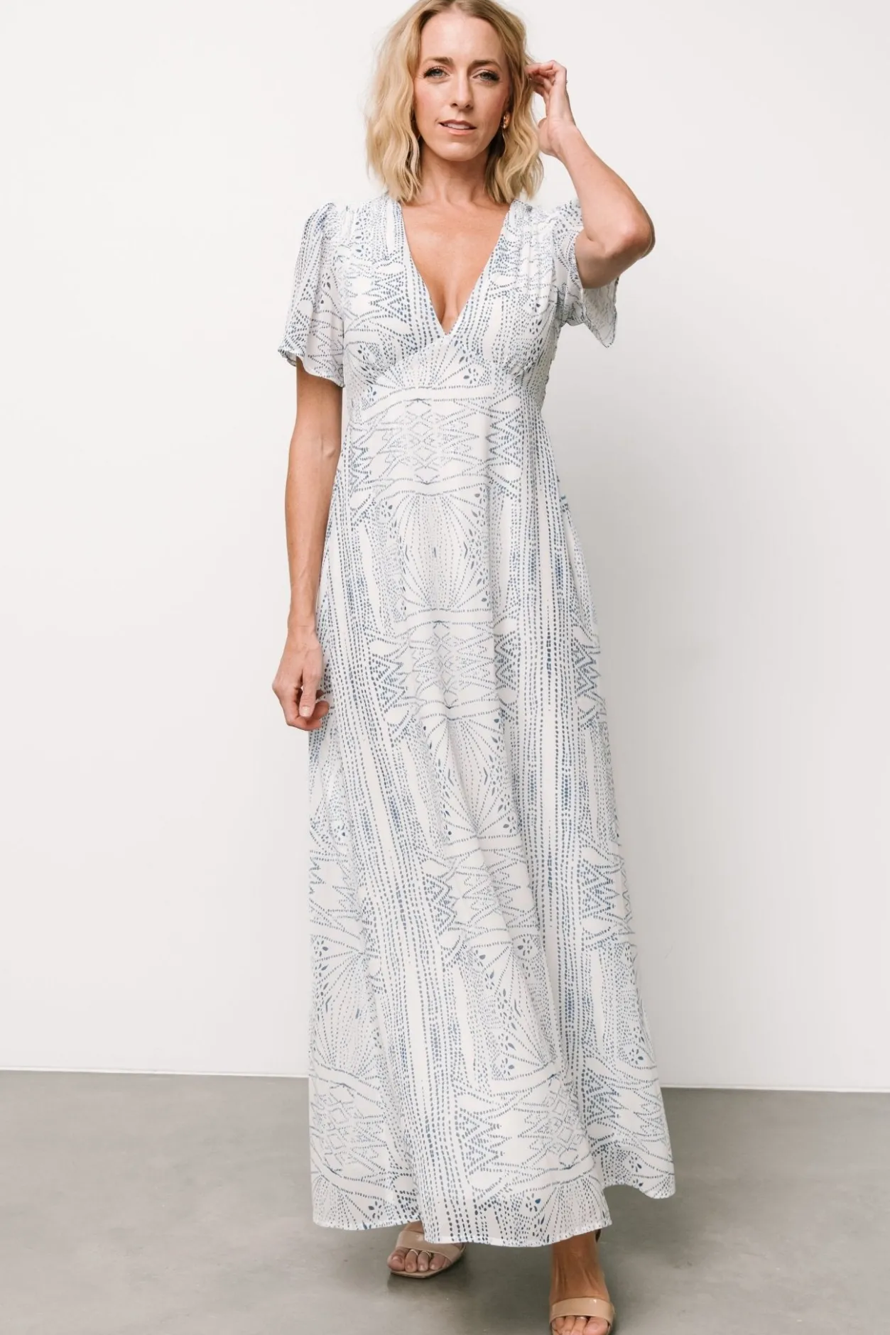 Online Baltic Born Skyla Deep V Maxi Dress | Blue Print BluePrint